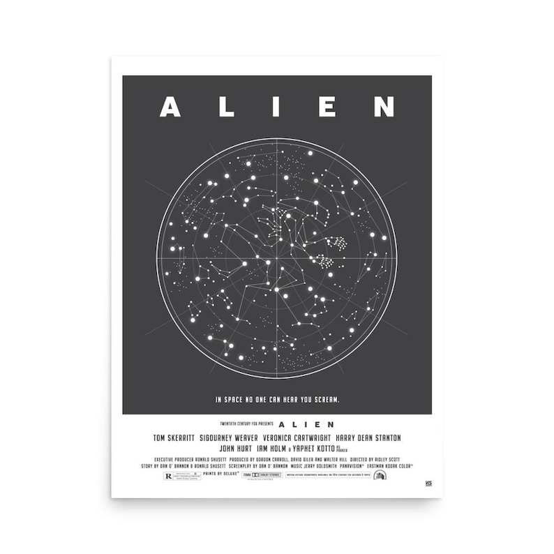 Alien Alternative Poster – Sci-fi Horror Movie Art Print - Etsy