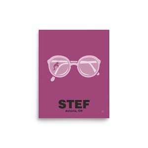 The Goonies- &#39;Stef- Astoria, OR&#39; Poster- Pop Culture Movie Art Print