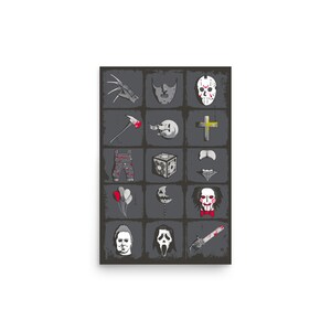 Horror Poster- Loud Screams and Bad Dreams- Anthology Inspired Art Print