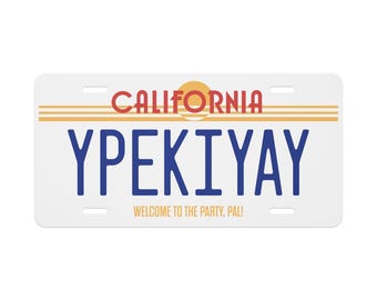 Die Hard Vanity License Plate: Cult Movie Art- Retro Film Decor