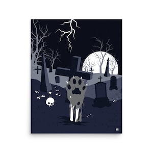 Pet Sematary Alternative Poster – Stephen King Horror Movie Art Print