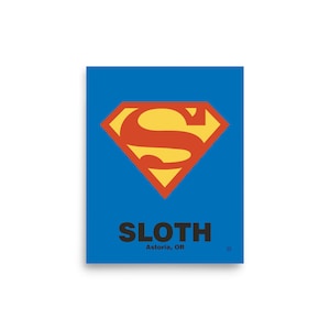 The Goonies- &#39;Sloth- Astoria, OR&#39; Poster- Pop Culture Movie Art Print