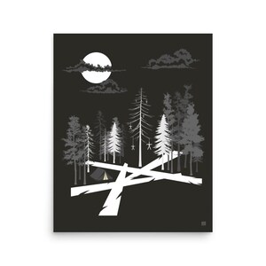 The Blair Witch Project Alternative Poster – Found Footage Horror Movie Art Print