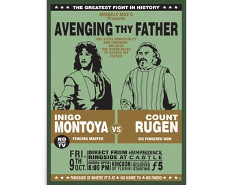 Avenging Thy Father Parody Fight Poster