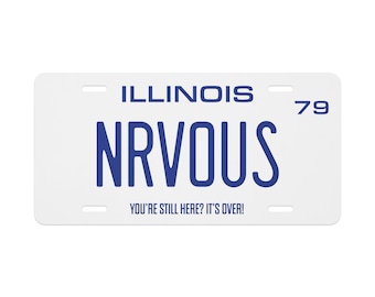 Ferris Bueller's Day Off Vanity License Plate: Cult Movie Art- Retro Film Decor