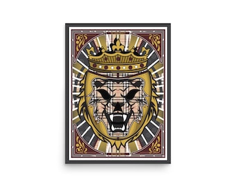 MJF Lucha Libre Mask Art Print: Wrestling Poster