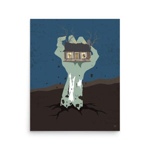 Evil Dead Alternative Poster – Cult Classic Horror Movie Art Print