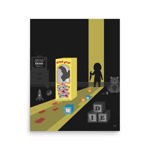 Child&#39;s Play Alternative Poster – Chucky Slasher Horror Movie Art Print