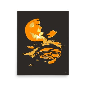 Halloween Alternative Poster – Michael Myers Slasher Horror Movie Art Print