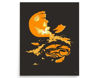 Halloween Alternative Poster – Michael Myers Slasher Horror Movie Art Print