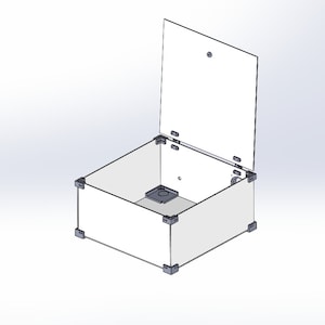 Engraver Enclosure PLANS DIGITAL FILE Diy Manual Instructions Laser Cutter Engraver Safety Case Fiber Acrylic Atomstack Builder