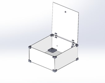 Laser Engraver Enclosure Plans: DIY Acrylic Safety Case (Digital File)