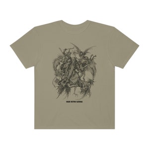 St. Anthony Vade Retro Satana Catholic Tee image 4