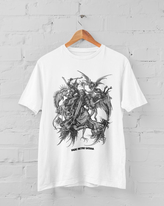 St. Anthony Vade Retro Satana Catholic Tee