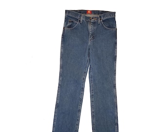 Vintage 90s Wrangler Cowboy Cut Jeans: Slim Straight Fit (30W 34L)