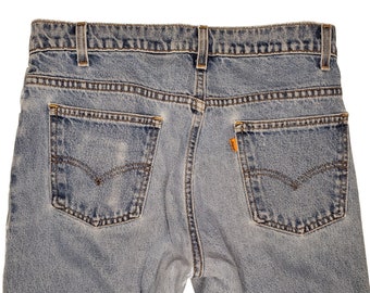 Vintage Men&#39;s Levi&#39;s / Orange Tab / 34W / Boot cut Jeans