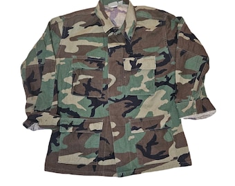 Vintage 90s Cabelas Camo Jacket Small 21x26 Duck Hunter USA - Etsy