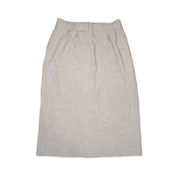 Khaki below knee pencil skirt hotsell