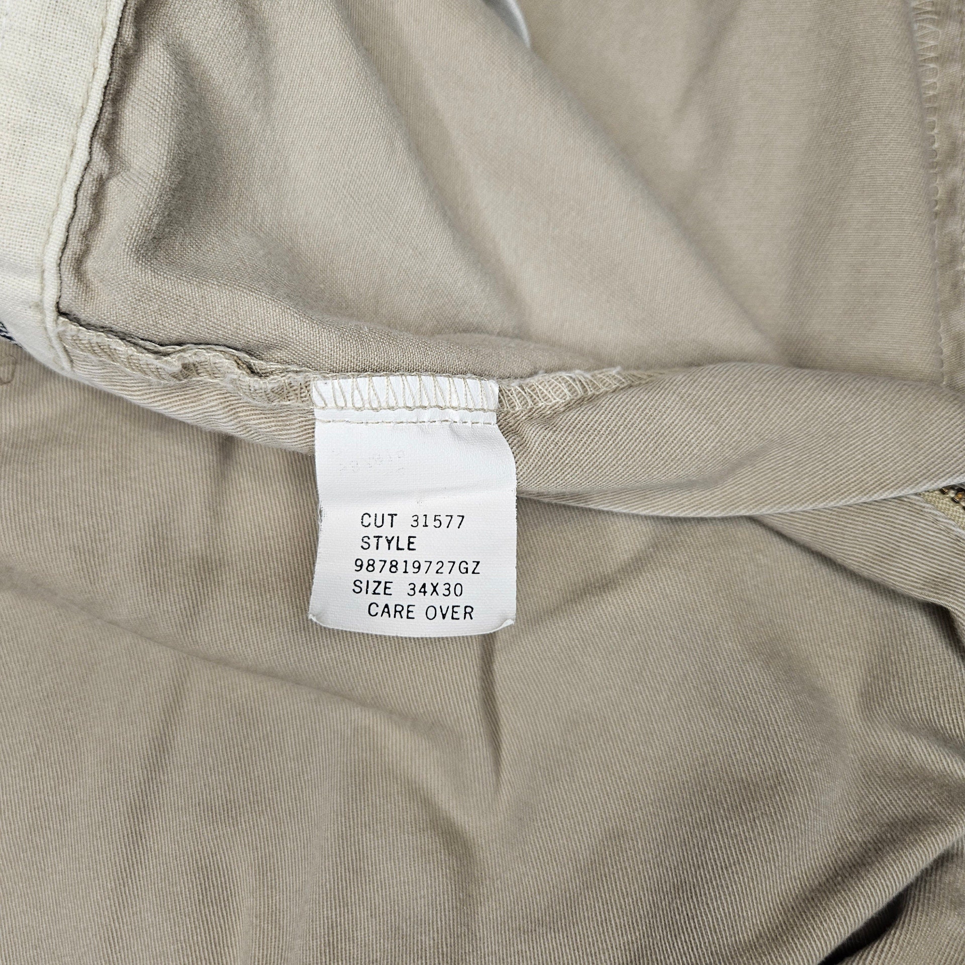 Vintage 90's Polo Ralph Lauren Chino Pleated Pants / Men's 34W X
