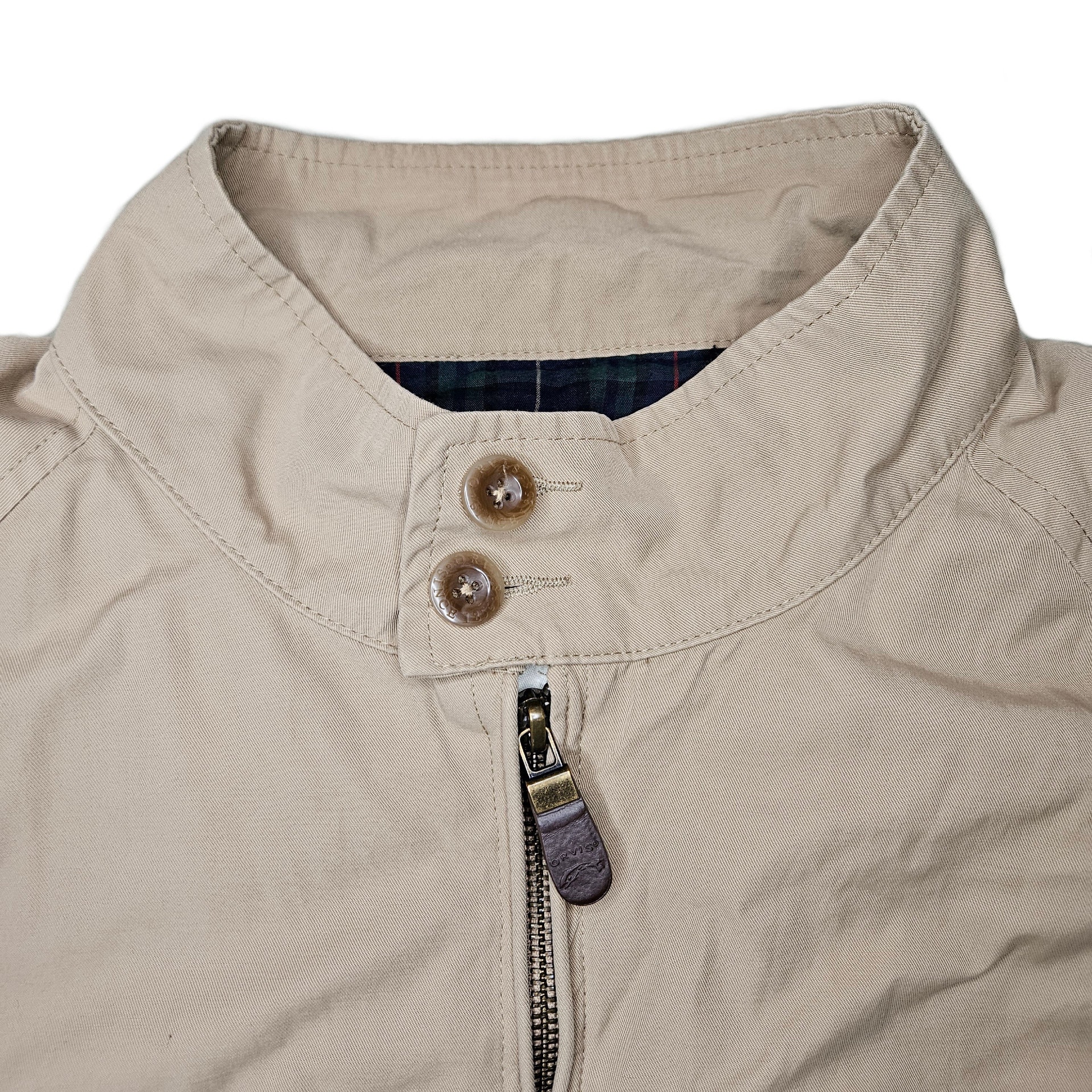Vintage 90's Orvis Harrington Jacket / Men's Medium / Beige Vintage 90's Orvis Harrington Jacket / Men's Medium / Beige