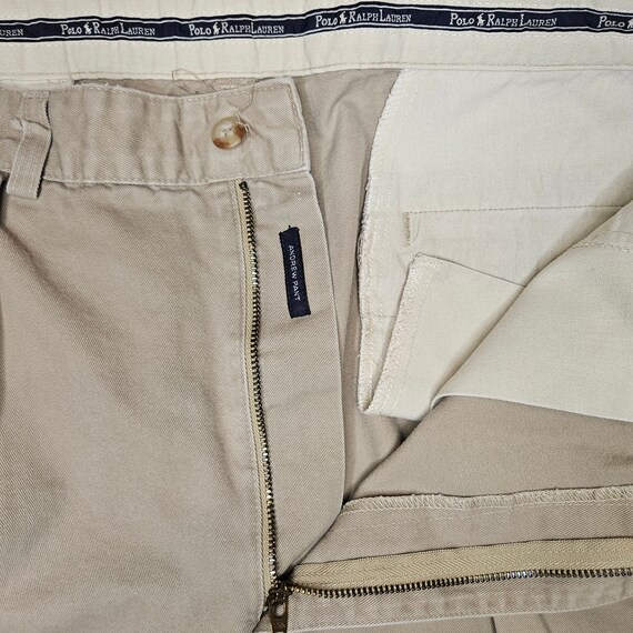 90s Polo by Ralph Lauren USA製 POLO CHINO 90s VTG Polo Ralph Lauren Pleated Chino Pant Made In USA