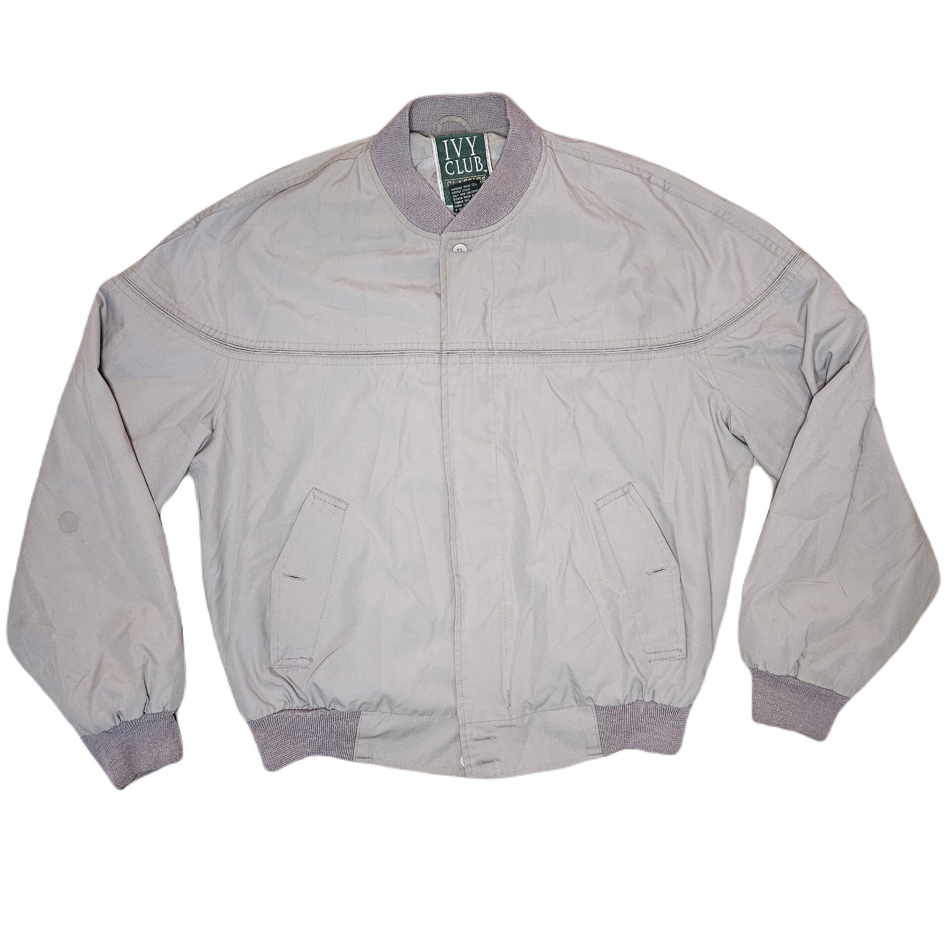 Vintage 80s/90s Ivy Club Classics Bomber Jacket / Men's Size
