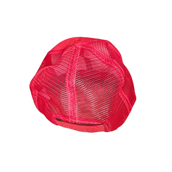 Vintage 80's Cardinals Mesh Snapback Baseball Hat / Red With