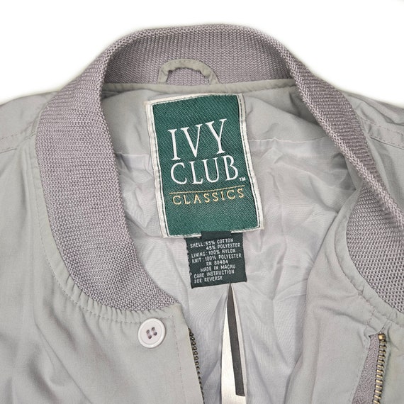 Vintage 80s/90s Ivy Club Classics Bomber Jacket / Men's Size