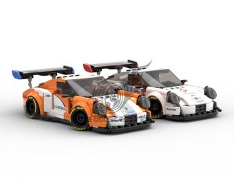 Porsche 911 Building Block Set | Custom LEGO Compatible, 903 Pieces