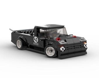 Ford F-150 Hoonitruck Building Blocks Set | Ken Block Tribute, 399 Pieces (PDF Instructions)