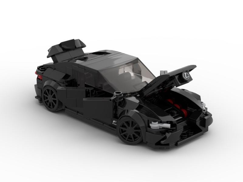 Lexus IS350 F-sport Inspired Custom LEGO Compatible Building