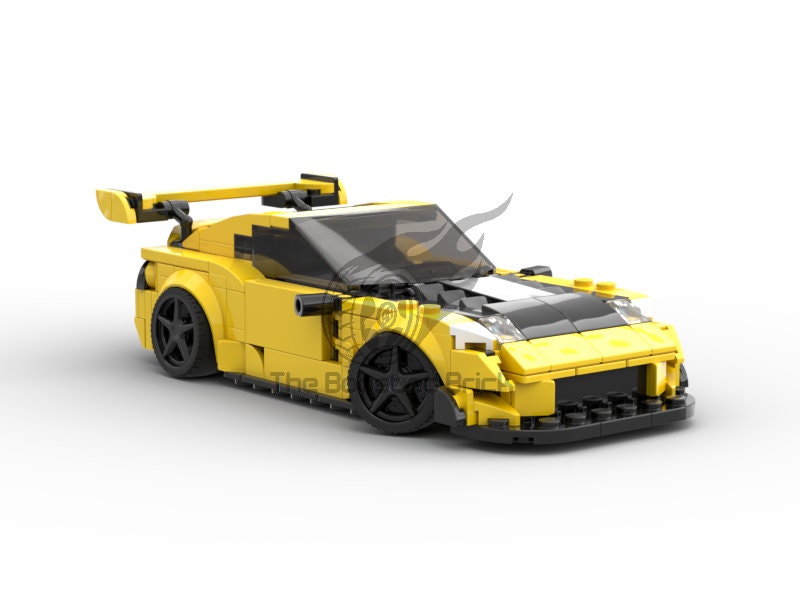 Mazda RX7 (initial D Spec) Inspired Building Block Set for Car