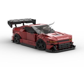 日産 240SX シルビア ビルディングブロックセット | LEGO互換、JDM