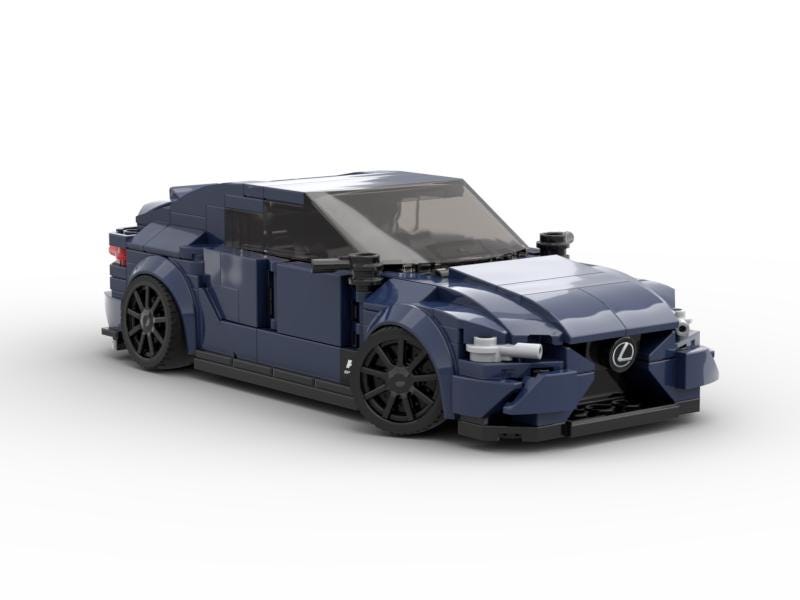 Lexus IS350 F-sport Inspired Custom LEGO Compatible Building