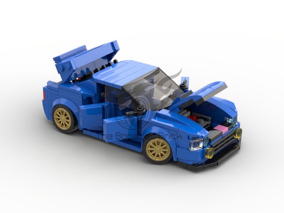 Buildable Subaru WRX Sti blobeye Inspired Gift for Car Enthusiasts 360 Pieces Custom LEGO Compatible Building Blocks Set Etsy Canada