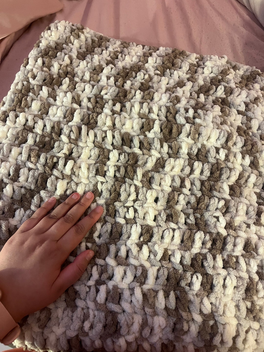 Crochet Weighted Blanket Etsy