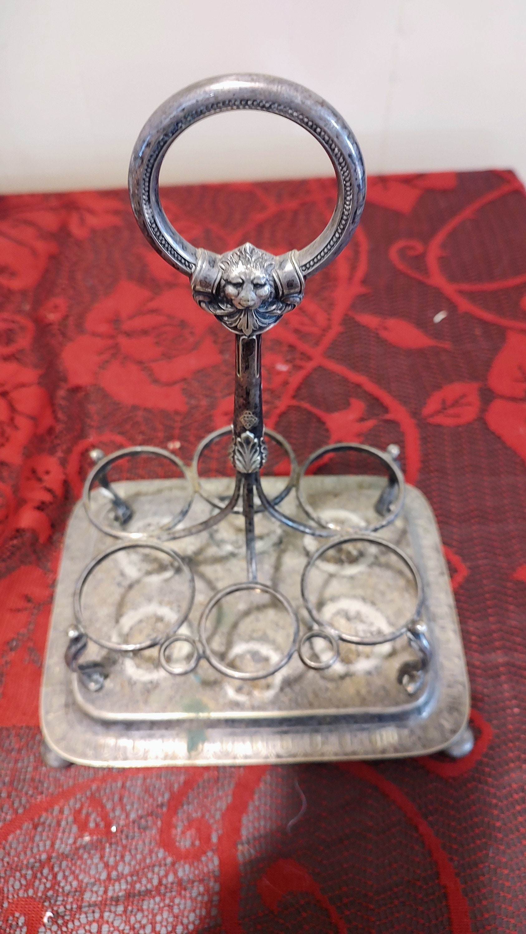 Vintage Gothic Style Victorian Kitchenware Serving Tray Whimsical Goth