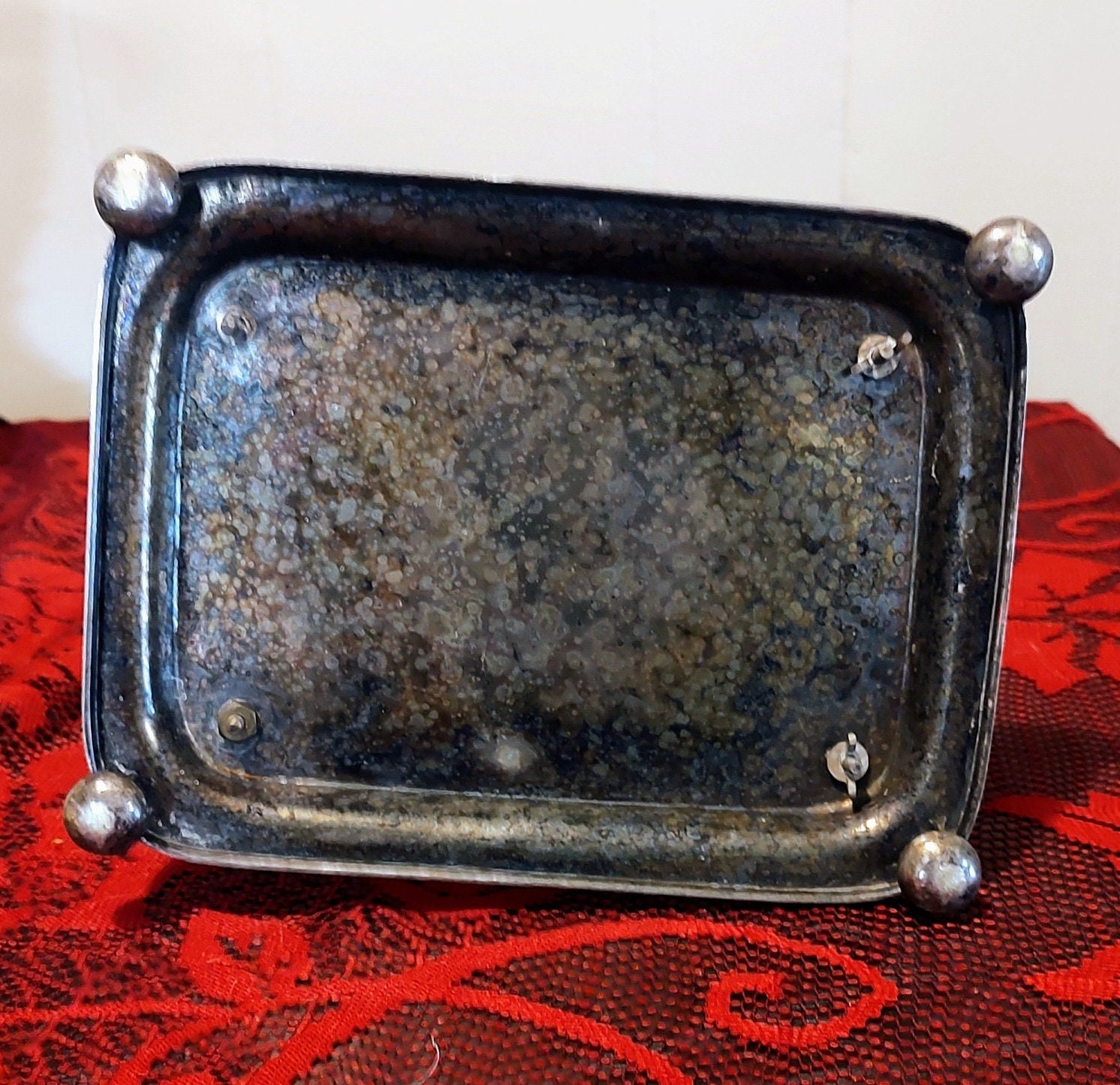 Vintage Gothic Style Victorian Kitchenware Serving Tray Whimsical Goth
