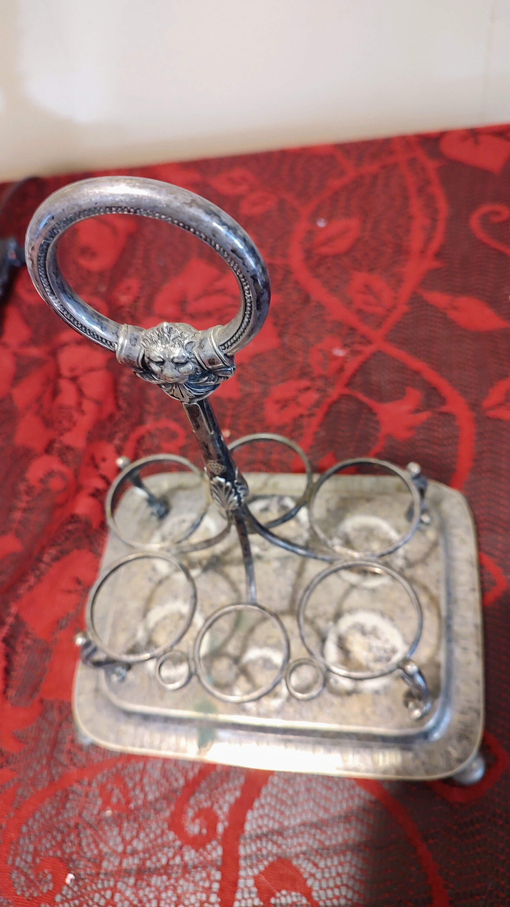 Vintage Gothic Style Victorian Kitchenware Serving Tray Whimsical Goth