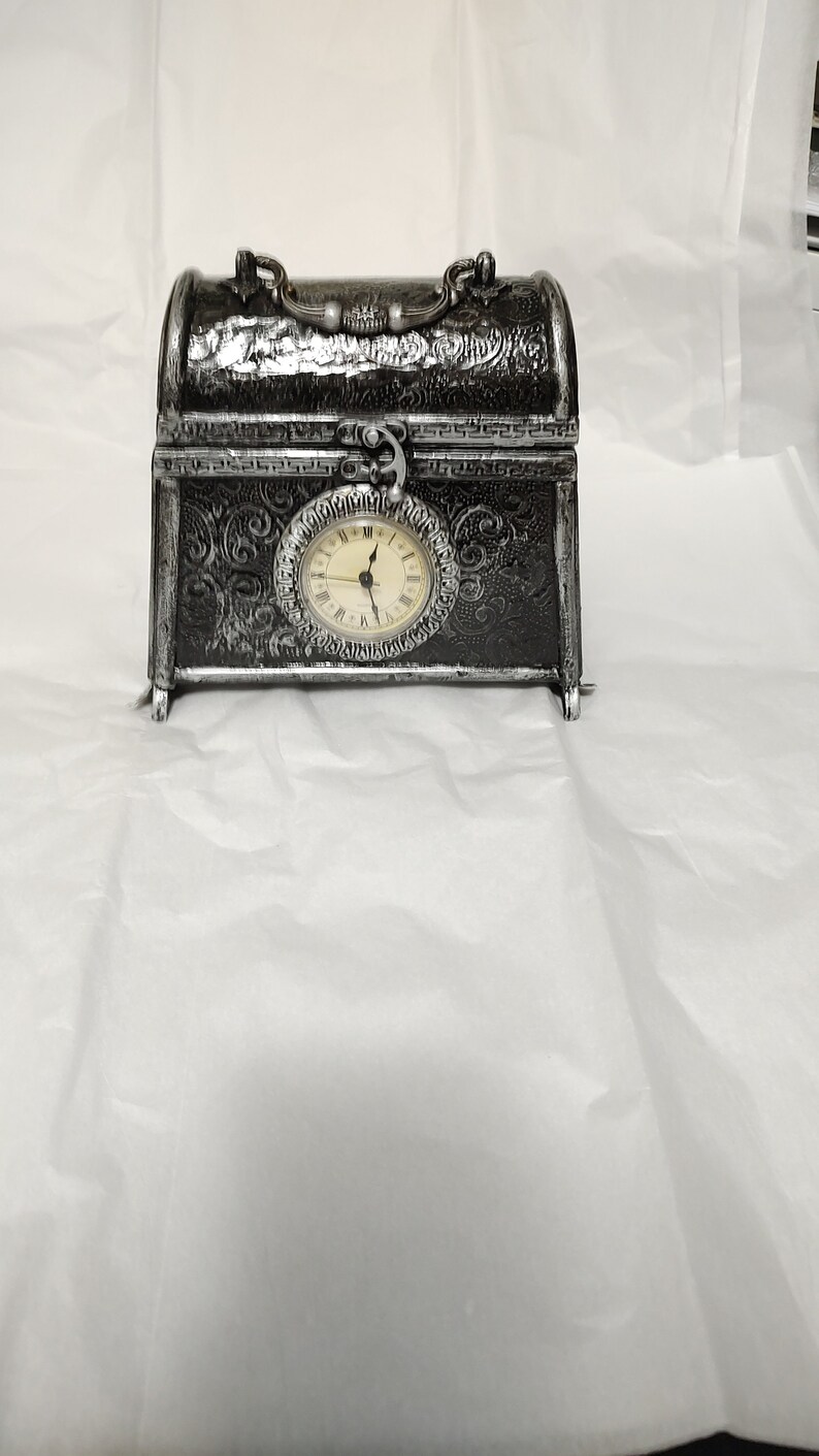 Table Clock Vintage Antique Clock Purse for Desktop Antique Etsy