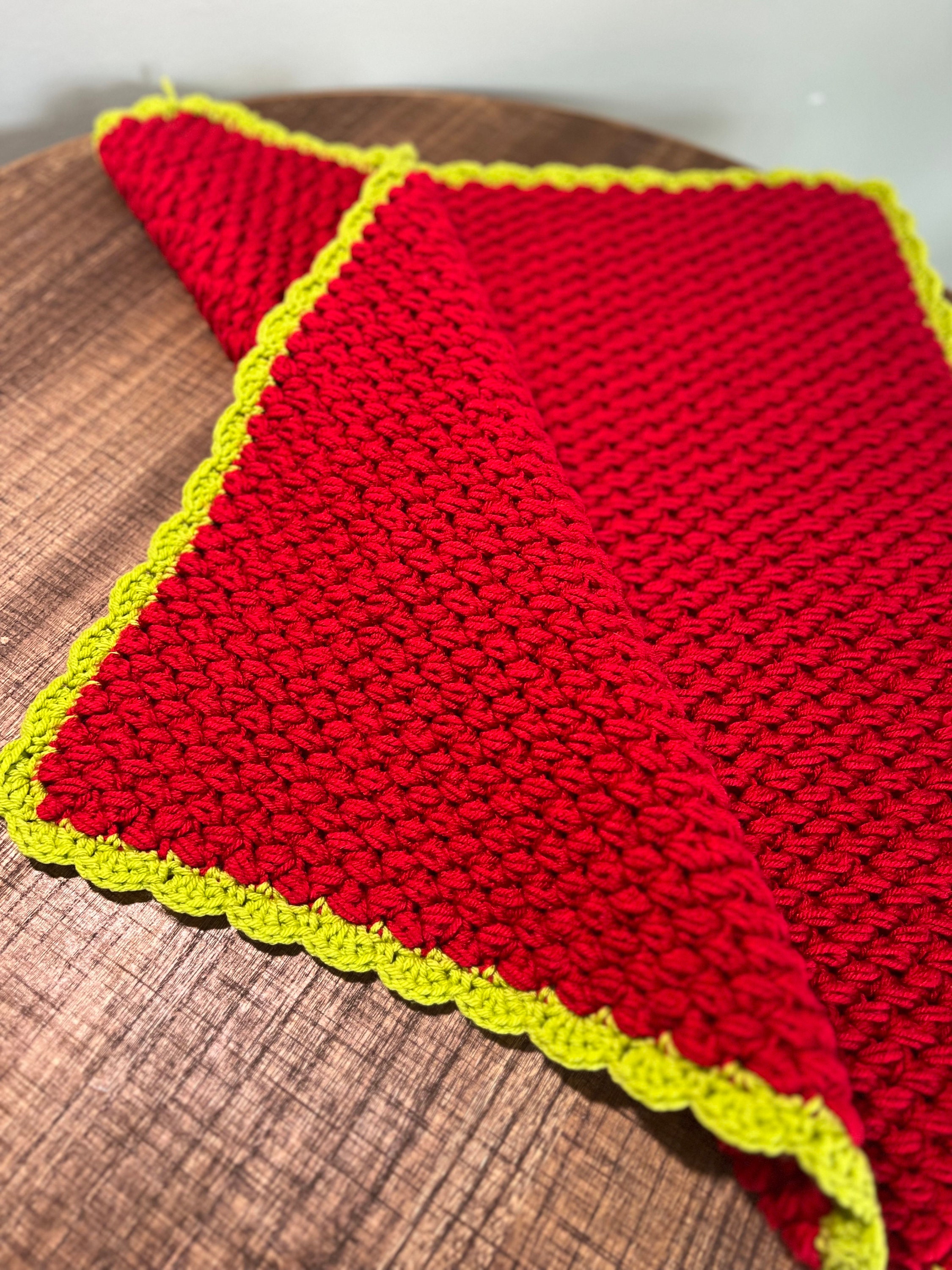 Christmas Themed Baby Blanket, Crocheted Baby Blanket, Handmade Gift