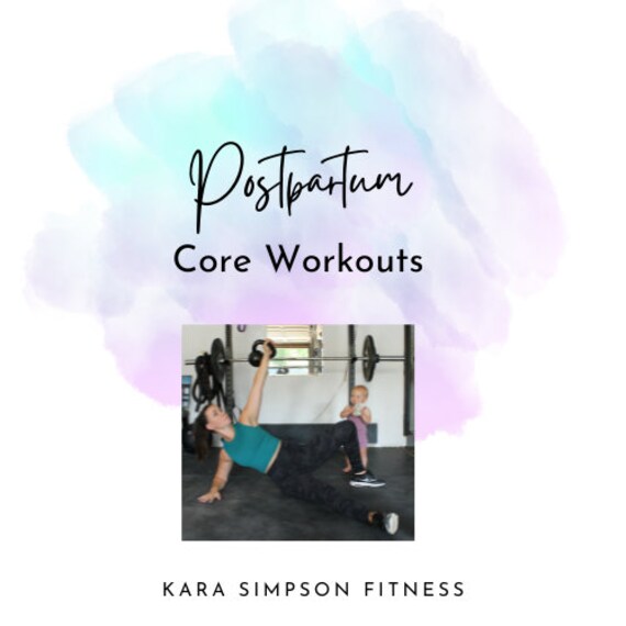 Postpartum Core Workouts Etsy