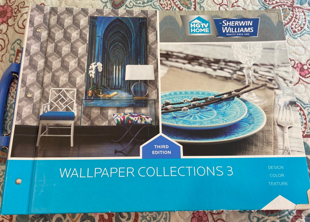 Wallpaper Sample Book/ HGTV Wallpaper Collections Etsy