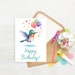 Hummingbird Birthday Card Instant Download | Kids Birthday, Printable ...