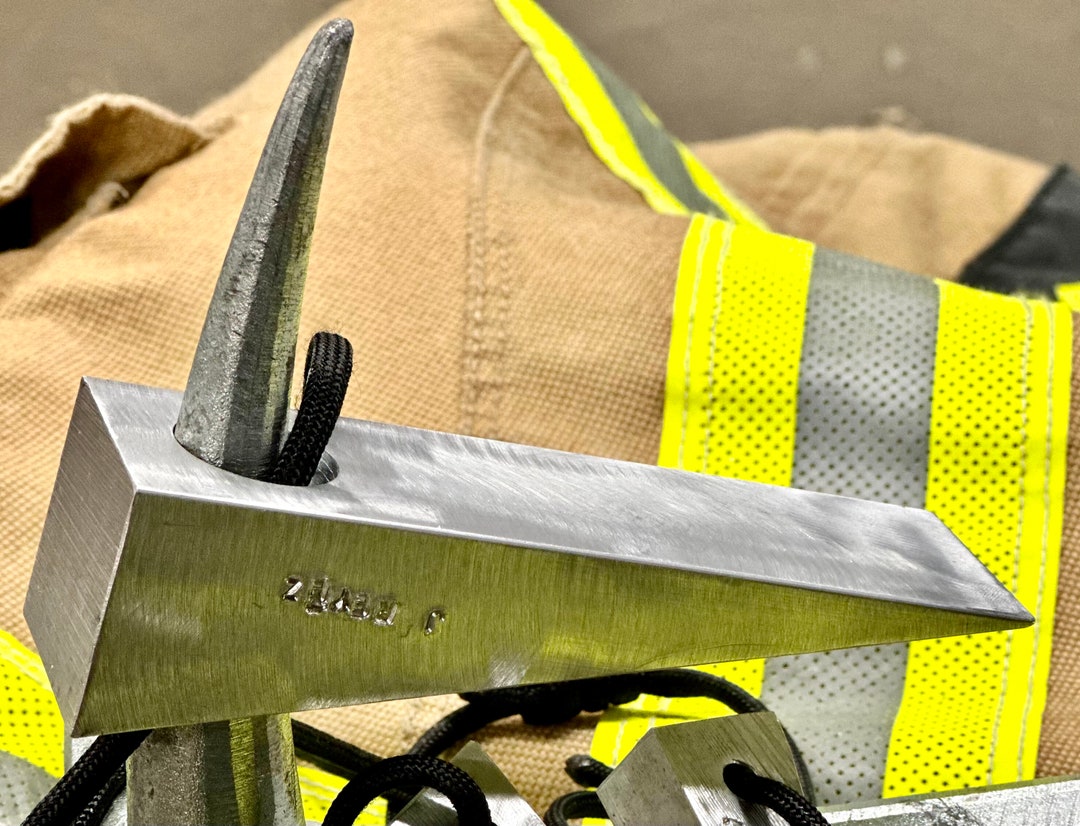 the-truck-man-1-firefighter-aluminum-wedge-w-pick-hole-etsy