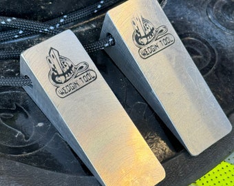 The Mini - Door / Window Aluminum Wedges - 2 Pack, Door Chock, Forcible Entry Tool