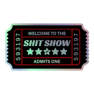 Adesivi olografici per biglietti di spettacoli di merda, adesivi per caschi protettivi, adesivi per cassette degli attrezzi e bottiglie d&#39;acqua, adesivi per elettricisti, adesivi per caschi protettivi, adesivi per laptop