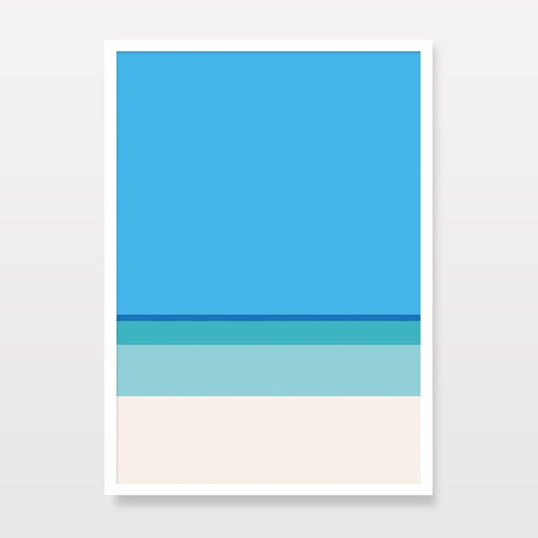 Color Block Art Etsy