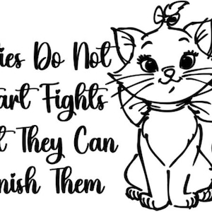 Ladies Do Not Start Fights But They Can Finish Them - Digital Download - PNG File