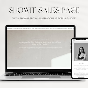 Avery | Showit Sales Page | Showit Coaching Template | Sales Page Template | Showit Website Template Photographer | Sales Page